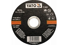 Круг отрезной по металлу 115x1.2x22 мм Yato YT-5920