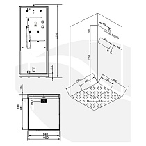 Душевая кабина SSWW W1302-BAGMR1