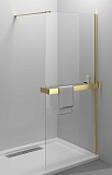 Душевая перегородка Vincea Walk-In VSW-4HR900CLG 90x200 брашированное золото, прозрачное