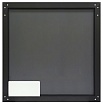 Зеркало Континент Solid Led 80x80 см с подсветкой, черный ЗЛП1608