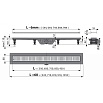 Душевой лоток Alcaplast APZ10-650M 65 см, хром