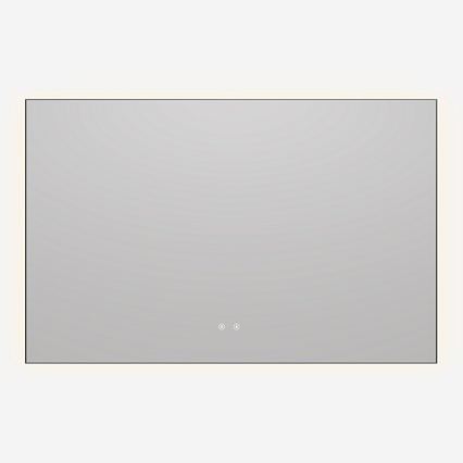Зеркало Vincea VLM-4F120GM-2 120x65 см, сенсорный выключатель, антипар, диммер, вороненая сталь