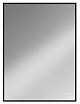Зеркало Vincea VLM-3VN500B-2 50x70 см, сенсорный выключатель и диммер, антипар, черный
