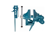 Кузнечные тиски KANCA 150 мм, стуловые 60220100150