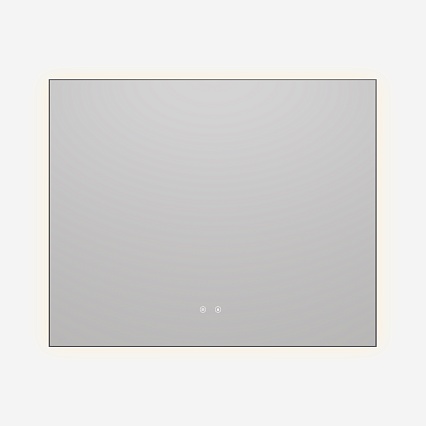 Зеркало Vincea VLM-4F100GM-2 100x80 см, сенсорный выключатель, антипар, диммер, вороненая сталь