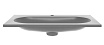 Раковина Vincea VCB-4H800G 80 см кварц, серый шелк