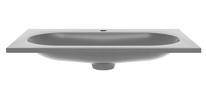 Раковина Vincea VCB-4H800G 80 см кварц, серый шелк
