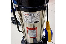 Насос фекальный PROFLINE SVD 1100F с режущим механизмом, 1100 Вт, нержавеющая сталь УТ-00029373