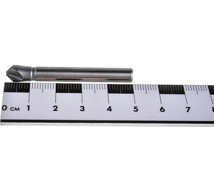 Зенкер конический 3-х канавочный (7х50 мм; хвостовик 6 мм; HSS) Bucovice Tools 741070