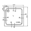 Поддон для душа Vincea VST-2AS-1010 100x100 см квадратный