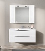 Зеркальный шкаф BelBagno MARINO-SPC-1200/750-2A-BL-P 120 см, Bianco Lucido