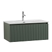 Тумба с раковиной BelBagno Uno 80 см 1 ящик, Еловый матовый