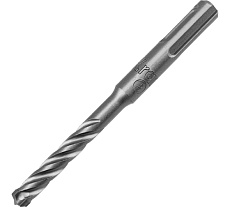 Бур по бетону Kranz SUPER 8x110мм, профессиональный, цельная крестовая пластина, SDS PLUS KR-91-0456