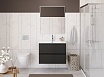 Мебель для ванной BelBagno Uno-Mini 90 см Темно-серый матовый