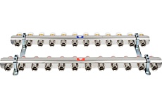 Коллекторная группа ITAP 1&quot;х3/4&quot;х12 выходов с запорными клапанами 9200010012034C 920(1&quot;X3/4&quot;X12)