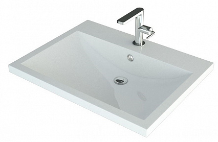 Мебель для ванной Art&Max Platino 58 см белый матовый