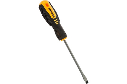 Шлицевая отвертка Rexant SL 6х125 мм, двухкомпонентная рукоятка 12-4723