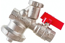 Шаровой кран со встроенным фильтром и редуктором давления Valtec КФРД, универсальный VT.300.N.04