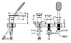 Смеситель для ванны Bravat Gina F565104C-2-RUS