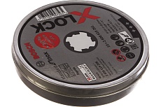 Отрезной диск по нержавеющей стали X-LOCK (115x1x22.2 мм; 10 шт.) Bosch 2608619266