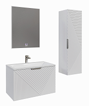 Мебель для ванной Grossman Блисс 80 см белый матовый