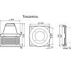 Каминный вентилятор (дымосос для камина) Tiracamino Vortice 15000VRT