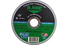 Отрезной диск по металлу METAL Standard (125х22.2х1.6 мм) D.BOR F41-MS-125-16-22
