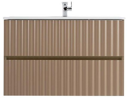 Тумба с раковиной Art&Max Elegant 90 см, LED подсветка