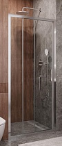 Душевая дверь Cezares MOLVENO-BF-3-90-C-Cr-IV 90x195, прозрачная, хром