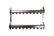 Коллектор из нержавеющей стали для радиаторной разводки STOUT 9 выходов SMS 0923 000009