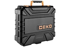 Аккумуляторная отвертка Deko DKS4FU-Li в кейсе, набор инструментов 112 предметов 063-4153