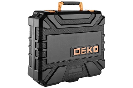 Аккумуляторная отвертка Deko DKS4FU-Li в кейсе, набор инструментов 112 предметов 063-4153