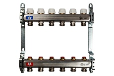 Коллектор из нержавеющей стали без расходомеров STOUT 6 выходов SMS 0922 000006