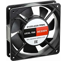 Осевой вентилятор SILART 120x120x25 мм, 220 VAC, подшипник качения G1225-A22X-7PBHL