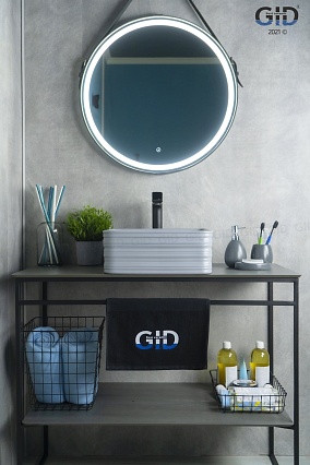 Раковина Gid LuxeLine Bm965 38 см серый матовый