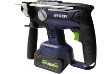 Перфоратор аккумуляторный бесщеточный AYGER с одним аккумулятором 4Ah AHA18BL4