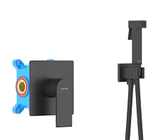 Душевой набор Aquatek Лира AQ1419MB черный матовый