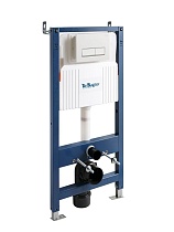 Инсталляция для унитаза BelBagno BB-101-M-BR с кнопкой, белый глянец