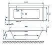 Акриловая ванна Excellent Heaven Slim WAEX.HEV16WHS 160x75