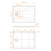 Поддон для душа RGW TSS-W 120x90 стеклокомпозит, белый 553502912-01