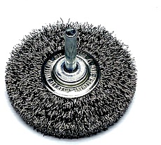 Щетка диск гофрированная Lessmann 70х9х0.30 мм, хвост-к 6 мм 417162