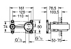 Скрытая часть смесителя Grohe Eurodisc Joy 23429000