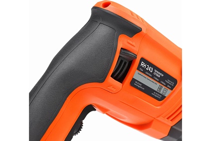 Перфоратор Patriot RH 243 SDS+, мощность 770 Вт, 2.6 Дж, 3 режима работы, макс.диаметр 24 мм, глубиномер, кейс 140301343