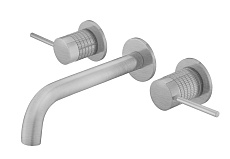 Смеситель для раковины Vincea Groove VBFW-4G1BN брашированный никель