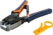 Обжимной инструмент Lanmaster 6P, 8P, с храповым механизмом LAN-CRI-500R
