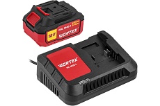 Набор Wortex аккумулятор 4 А ч, зарядное устройство 1x2 А ALL1, в коробке 1329412
