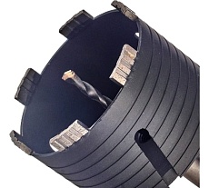 Коронка алмазная по армированному бетону и кирпичу 110 мм, SDS+ TORGWIN T826932