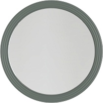 Зеркало La Fenice Terra 65x65 см с подсветкой, серо-зеленый матовый FNC-02-TER-G-65