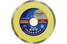 Диск алмазный сплошной по керамике 125x22.23x5 мм, мокрый рез Tsunami DD0010125022005