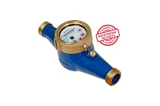Счетчик воды ЭКО-М ЭКОМЕРА-25М Мокроходный, глицерин, L-260 ДУ25М, L260, включает КМЧ Э-25М-260-СК